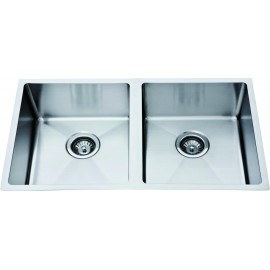 Super Deep Double Bowl Square Sink  900x440x220mm